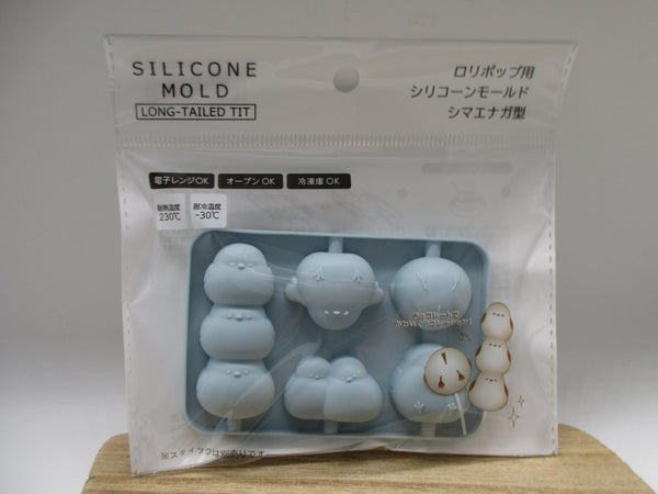 Silicone Long tailed Tit Bird Mold Maruki For cake chocolate lolipop