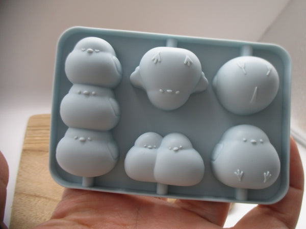 Silicone Long tailed Tit Bird Mold Maruki For cake chocolate lolipop