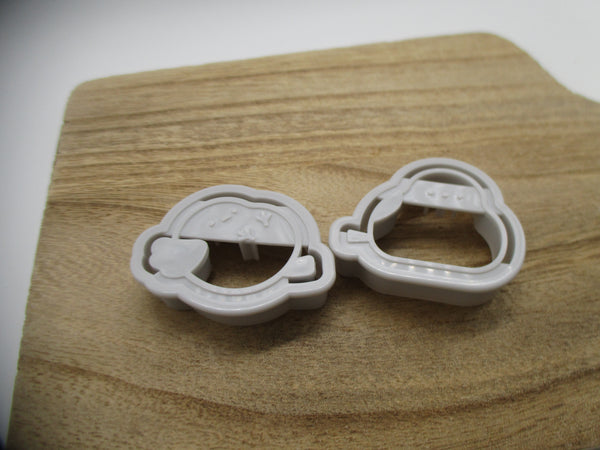 Long taiked tit bird Cookie bread Food cutter mold 2pcs