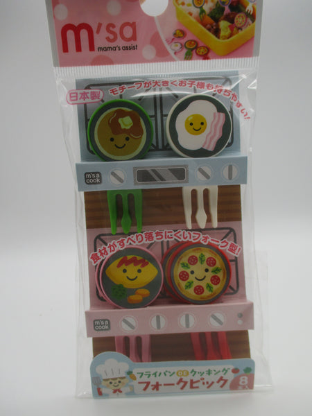 Torune JAPAN frying pan Cooking Food Fork picks pick 8pcs for lunch box bento