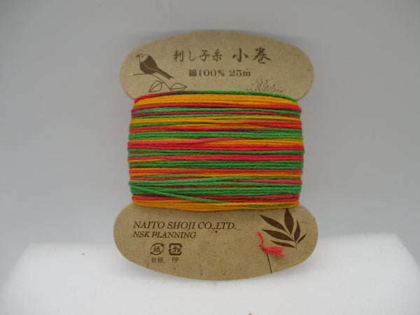 Naska Japanese SASHIKO Embroidery Thread MIX Danzome 8 Colors 25m