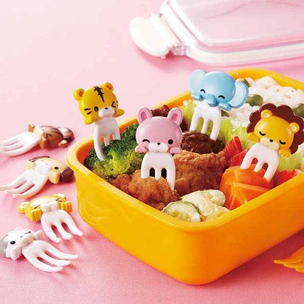 Torune JAPAN Kappu Animal  Food picks pick 8pcs for lunch box bento