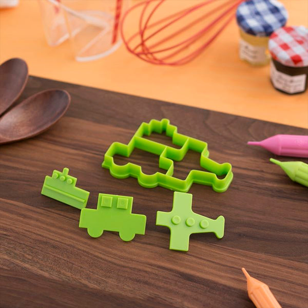 KAI car plane ship Cookie Cutter mold Kai housewares 3pcs DL-8003