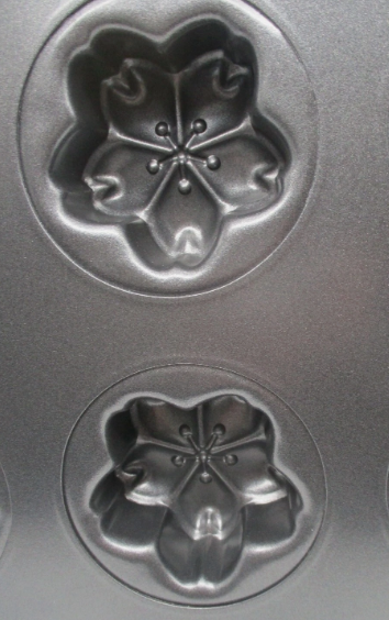 Japanese Sakura Flower Muffin Pan 6 Cup Nonstick Cake Mold Cotta Baking Tray