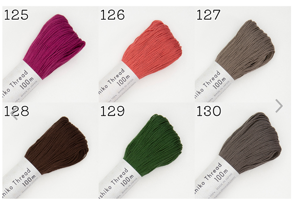 New color JAPANESE Embroidery SASHIKO Olympus Thread 100m COL 101-140
