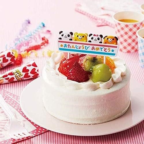 TORUNE Food Picks for Cake panda animal Birthday Halloween christmas with seal