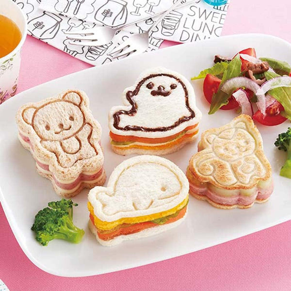 TORUNE Friends of the Sea and Forest Bread Cutter mold DIY For bento lunch box