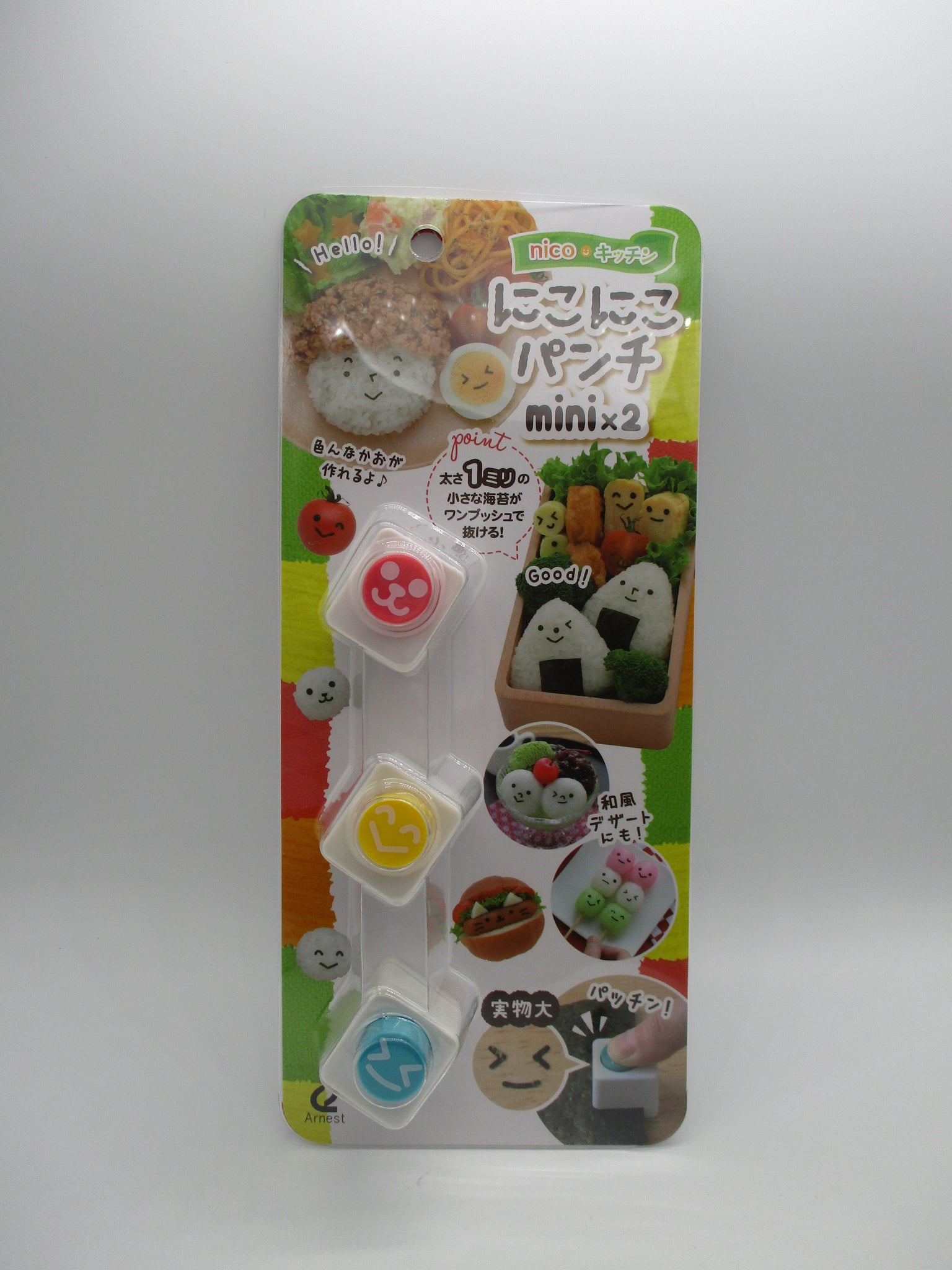 Arnest Niko niko mini Nori Seaweed cutter Punch For lunch box Bento A-78035