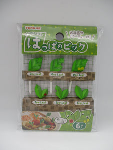 2023 new torune JAPAN Origami Taste Leaf  Pick Food picks pick 6pcs for lunch box