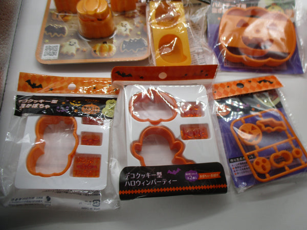 New Halloween 10 packs Bento Lunch box Decoration Food mold set