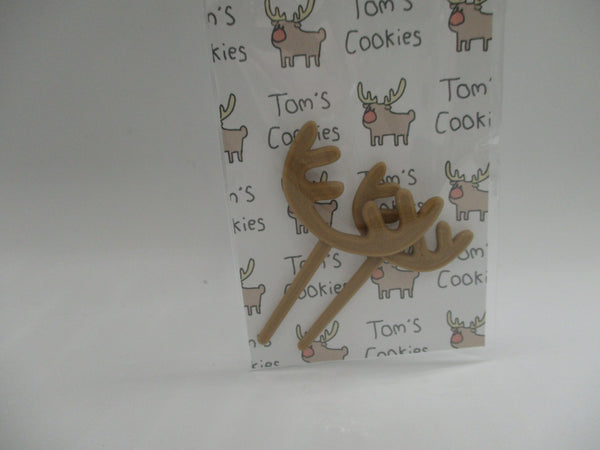 Toms cookies food picksr reindeer antler small 1pcs large 1pcs For Lunch Box Ben