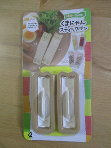 NEW Arnest Deco stick bread mold with stamp bear cat for lunch box bento A-77762