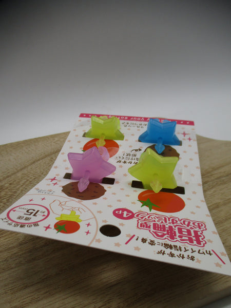 2026 Ring star food picks pick 4pcs for decoben lunch box bento seria