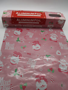 2024 Japanese Christmas aluminum foil 20cm 2m Seria pink