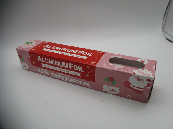 2024 Japanese Christmas aluminum foil 20cm 2m Seria pink