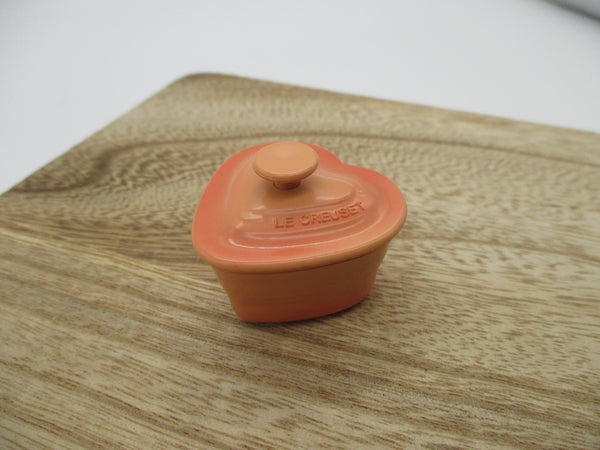 LE CREUSET KIRIN Novelty heart case 1pcs orange about 3.5cm