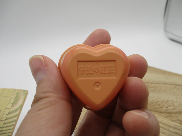 LE CREUSET KIRIN Novelty heart case 1pcs orange about 3.5cm