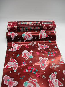 2023 Japanese Christmas aluminum foil 20cm 1.8m Seria