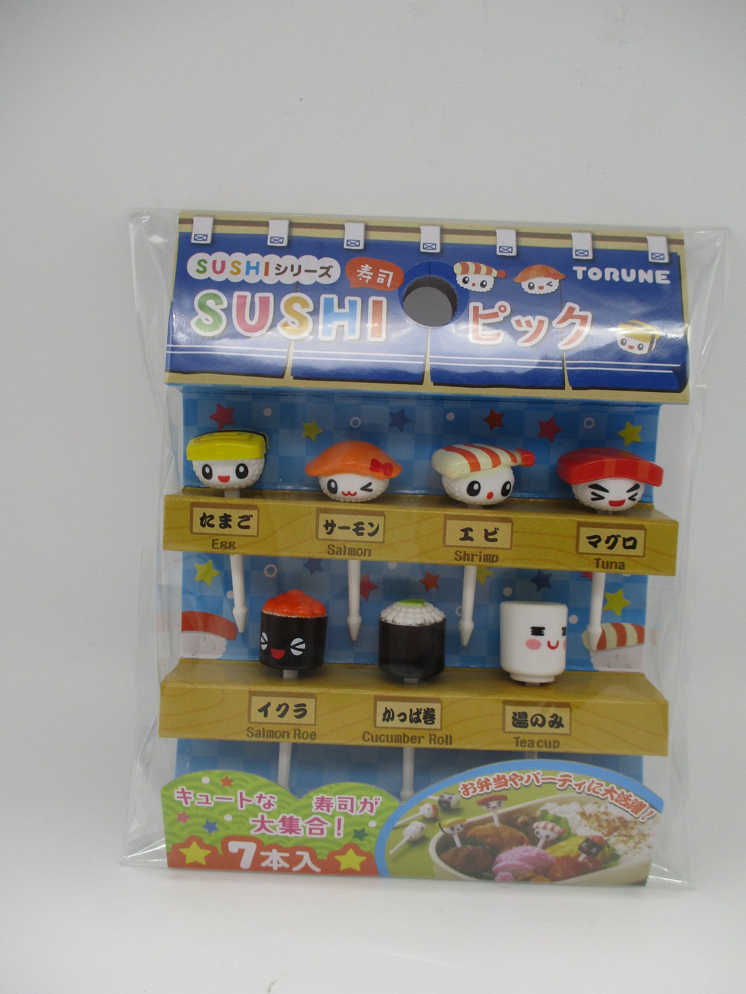 Torune  sushi picks 7pcs for lunch box bento