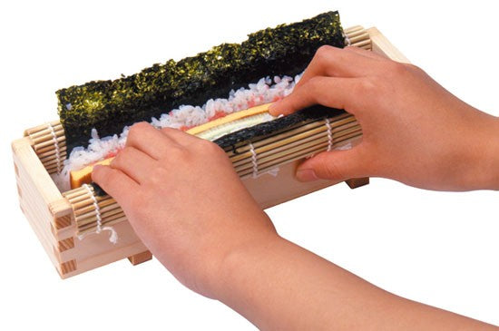 YAMAKO Wood cypress Sushi Rolling Mat Maker Kit Made in JAPAPN