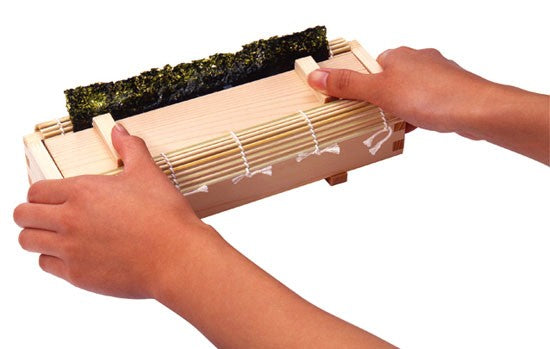 YAMAKO Wood cypress Sushi Rolling Mat Maker Kit Made in JAPAPN