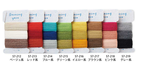Clover Thread 57 for Darning & Mending 50% Wool 50% acrylic 16m 3colors