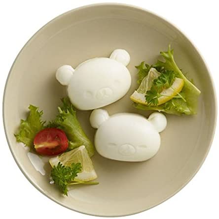 OSK Boiled egg mold 2pcs Rilakkuma Made in JAPAN For Deco bento Lunch box