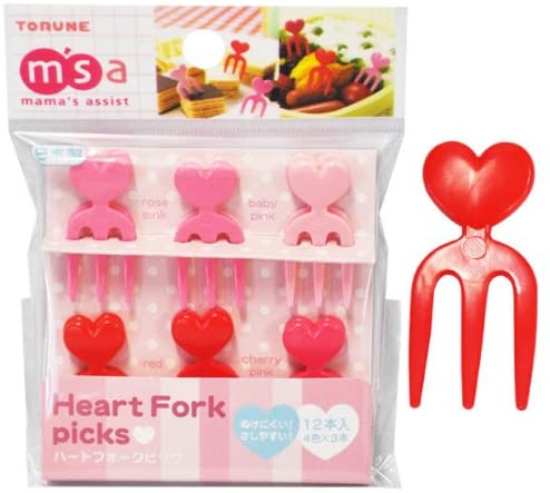 Torune Heart Fork Picks 12pcs