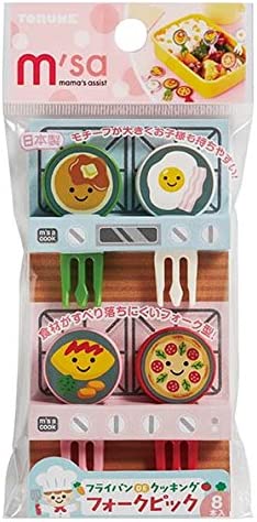 Torune JAPAN frying pan　Cooking Food Fork picks pick 8pcs for lunch box bento