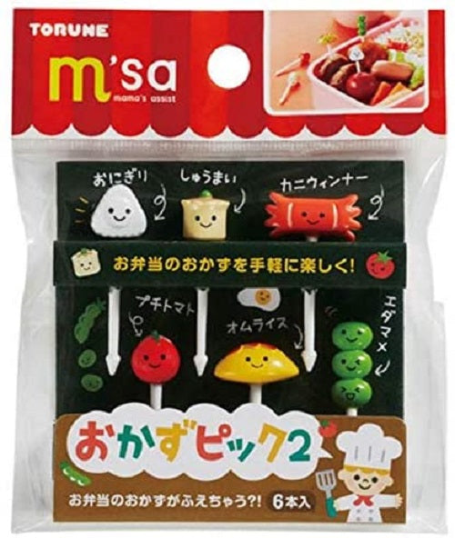 Torune JAPAN Okazu2 Food picks pick 6pcs