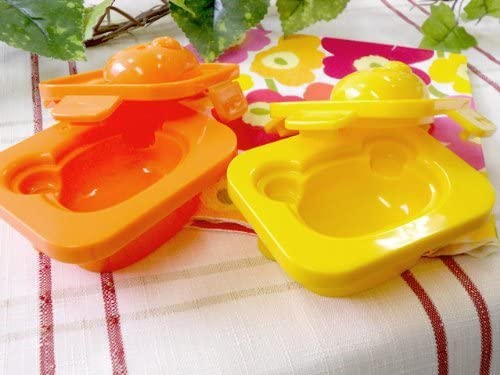 OSK Boiled egg mold 2pcs Rilakkuma Made in JAPAN For Deco bento Lunch box