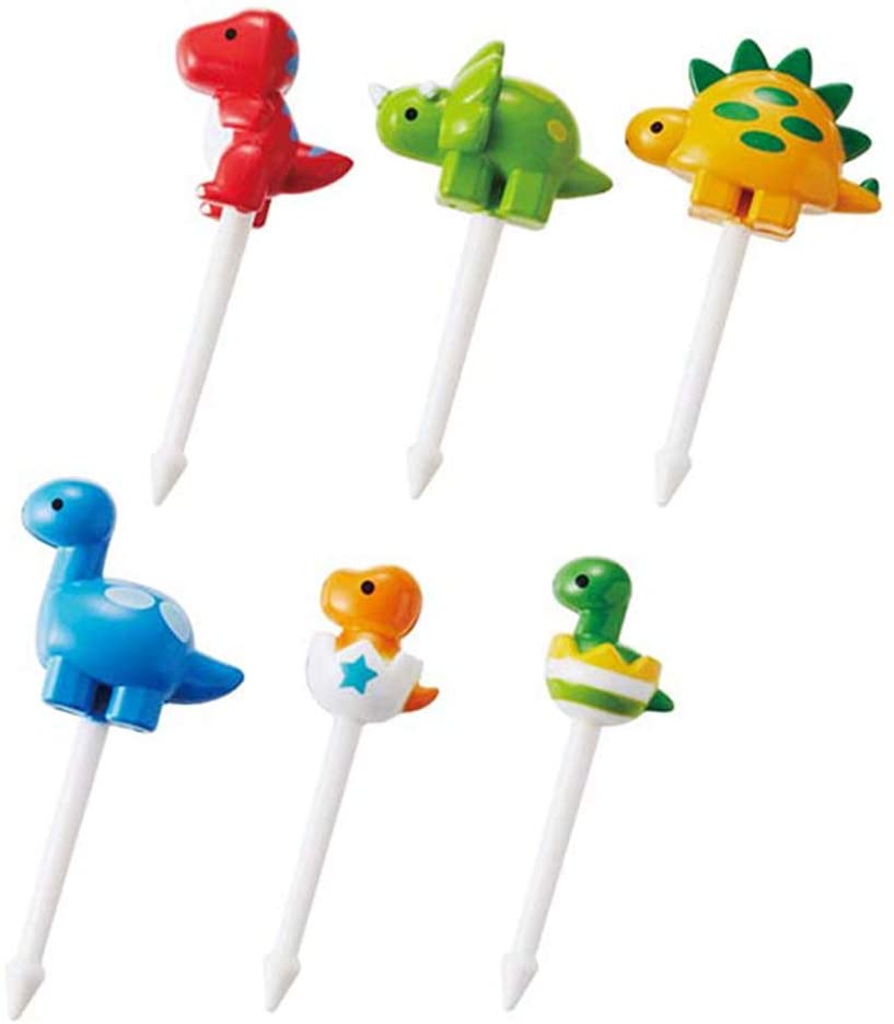 Torune  dinosaur Food pick picks 6pcs