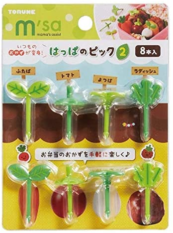 Torune JAPAN Leaf 2 Food picks pick 7pcs