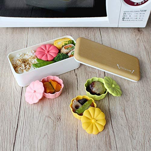 Marna Food Cup with lid 2pcs Flower Yellow Green