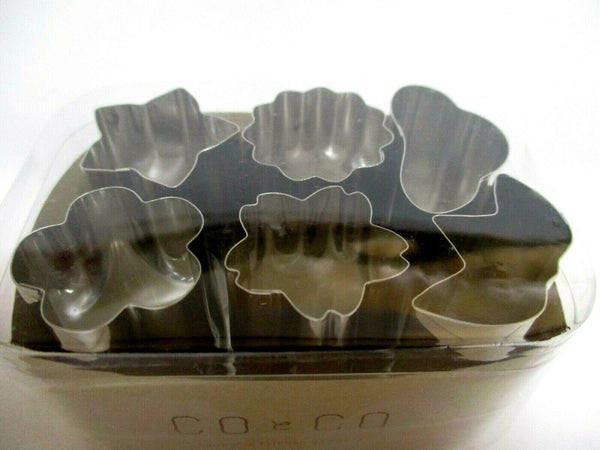 Stainless Vegetable Cookie Cutter Mold sakura ume matsu Small 6pcs made in JAPAN