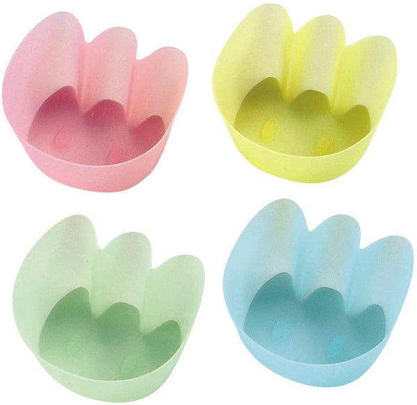 Japanese Pearl Metal Silicone Cup 4pcs Tulip  For lunch Box bento