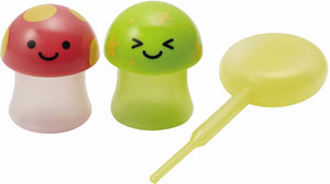 Torune JAPAN Mini Cups sauce case Tare bin Mushroom With Dropper 2pcs