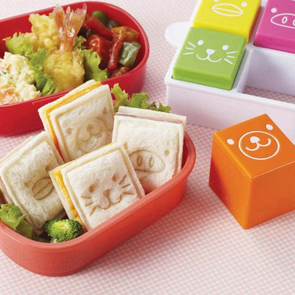 TORUNE Animal Toy Bread Cutter mold Deco DIY for bento lunch box