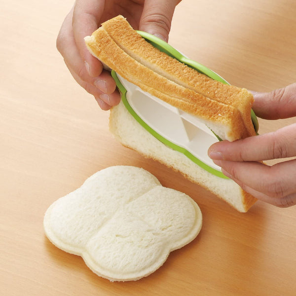 Akebono Sando de Panda Clover Bread Sandwich Cutter mold Made in JAPAN