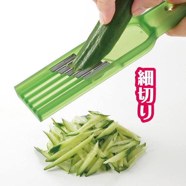 Akebono Sangyo Kitchen Tool Cucumber Wave Cutter Slicer Made in JAPAN