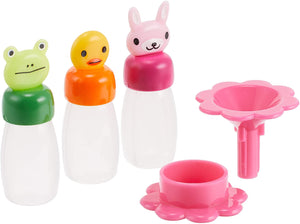 Torune JAPAN Mini Cups sauce case Tare bin Animal With Jyogo 3pcs