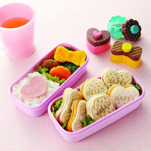 TORUNE Sweets Cheese Vegetable Bread Cutter mold DIY For bento lunch box