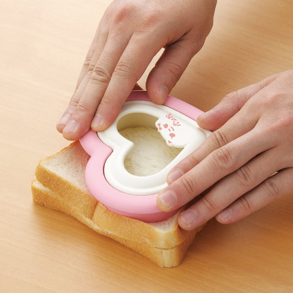 Akebono Sando de Panda Heart Bread Sandwich Cutter mold Made in JAPAN