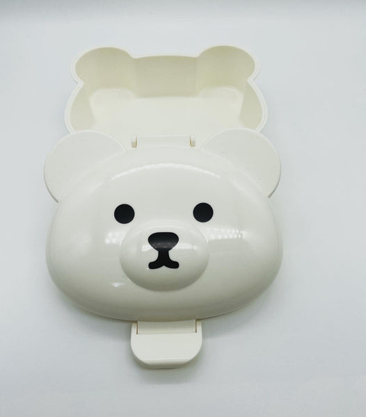 lunch Box Bento seria Bear  Die cut 350ml Bear Whte