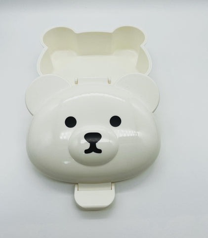 lunch Box Bento seria Bear  Die cut 350ml Bear Whte