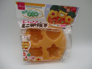 Mini Microwaveable Fried Egg Maker Heart Star bear Flower for deco bento