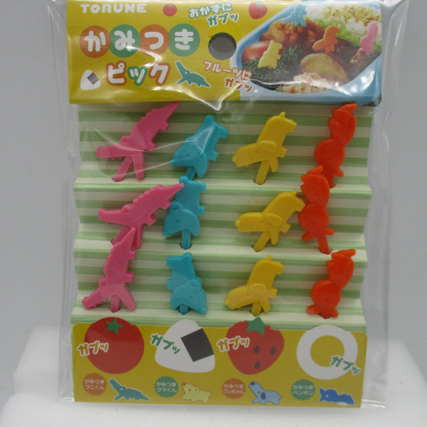 Torune Kamituki Dinosaur Food picks 12pcs for lunch box bento Made in JAPAN