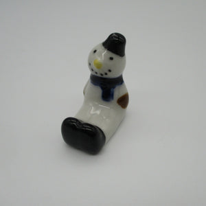 Porcelain Chops Chopsticks Rest Christmas Snow man 1pcs