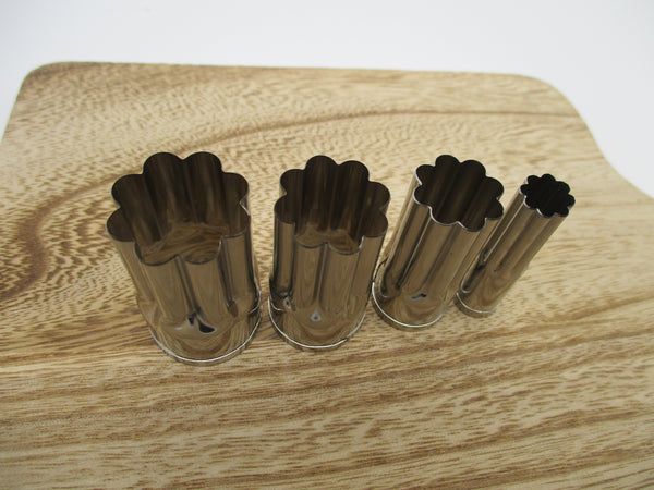 Takamori Decorative Stainless Vegetable Cutter Mold 菊 kiku  set of 4