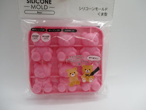 Japanese Silicone Bear Mold Maruki For cake chocolate pink